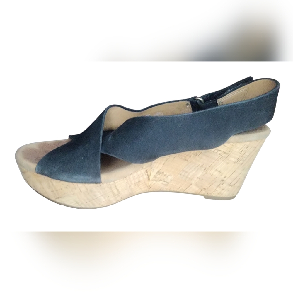 Clarks Annadel Eirwyn Wedge Suede Sandals, Womens 6.5 - Picture 6 of 10